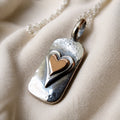 Vintage Funky Heart Necklace