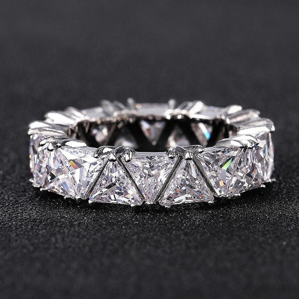 Vintage Triangle Stone Ring