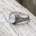 Marquise-Cut Crystal Ring