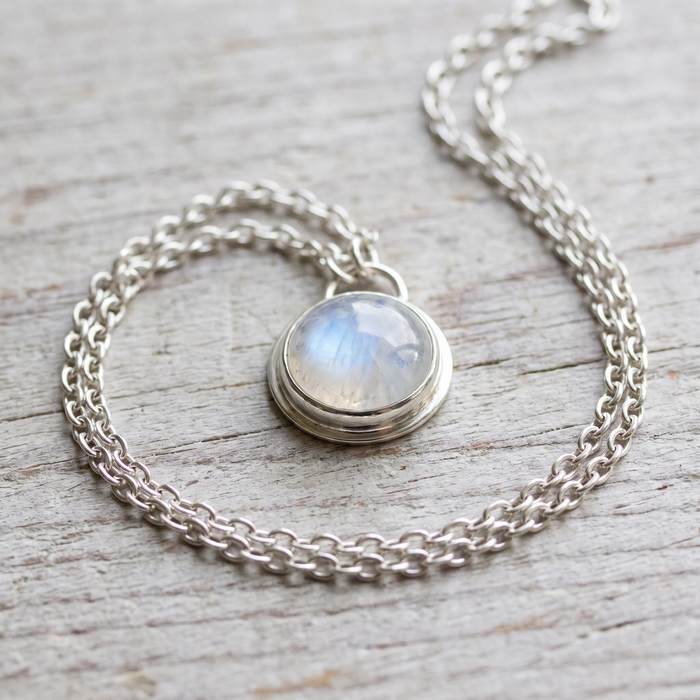 Halo Crystal Drop Necklace