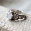 Timeless Engraved Silver Band