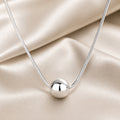 Beadball White Gold Necklace