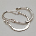 Minimal Silver Hoop Earrings