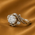 Luxe Silver Zirconia Branch Ring